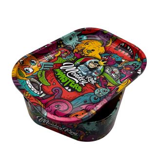 31085E - . Bandeja Metal con Caja 18x14 cm Monster Monkey King