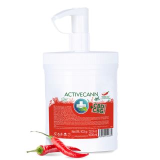 16913 - Activecann  Gel Efecto Calor 1 lt. Annabis