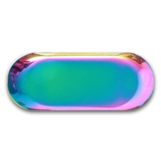 31040A - Bandeja Acero Inoxidable Rainbow 18x8.5 cm.