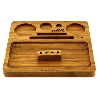 716165158127 - Bandeja Bamboo Raw 22x20x2 cm.