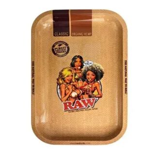 30974B - Bandeja Metal 16x12 cm. Raw Girl II