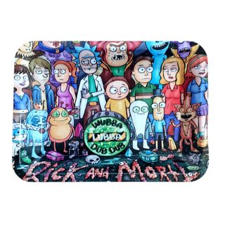31083C - Bandeja Metal 18x12.5 cm. Rick & Morty Company