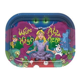 30909 - Bandeja Metal 18x14 cm. Alicia Wonderhigh