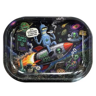 31017D - Bandeja Metal 18x14 cm. Bender Rocket