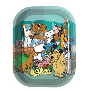 30916 - Bandeja Metal 18x14 cm. Doggies