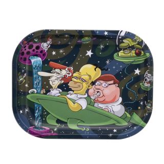 31027 - Bandeja Metal 18x14 cm. G-Rollz Dads Night