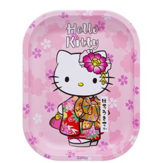 Bandeja Metal 18x14 cm. G-Rollz Hello Kitty Kimono Pink