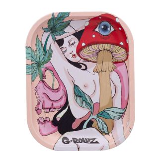 30968A - Bandeja Metal 18x14 cm. G-Rollz Mushroom Lover