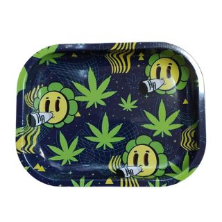 Bandeja Metal 18x14 cm. Happy Leaves