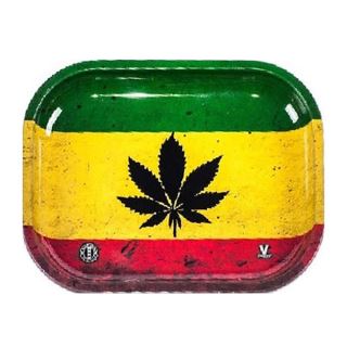 30933 - Bandeja Metal 18x14 cm. Rasta Hoja