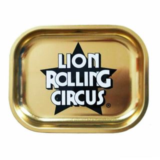 Bandeja Metal 18x14 cm. Rolling Circus Dorada