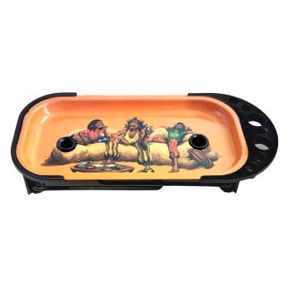 31086C - Bandeja Metal 21x10 cm. Bob Rasta
