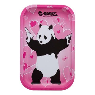 Bandeja Metal 27x16 cm. G-Rollz Panda Gunnin