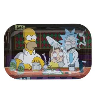 31078A - Bandeja Metal 27x18 cm. Homer & Ricky
