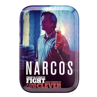 Bandeja Metal 28x18 cm. Narcos Blue