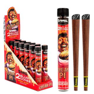 30687E - Blunts Cones G-Rollz  Hemp Cream Pi 12x2 ud.