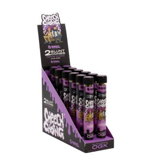 20386B - Blunts Cones G-Rollz Hemp Blackberry OGK 12x2 ud.