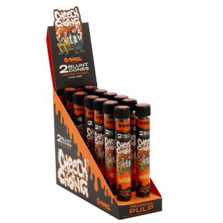 30687C - Blunts Cones G-Rollz Hemp Cheech & Chong Hemp Tropical 12x2 ud.