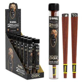 30687F - Blunts Cones G-Rollz Hemp Natural Og Dog  12x2 ud.