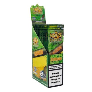 Blunts Jay´s Hemp Wraps Enhaced Terpenos El Dorado ES 25x2 ud.