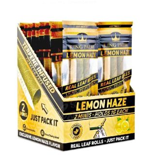 20937D - Blunts King Palm Mini Rolls Lemon Haze 20x2 ud.
