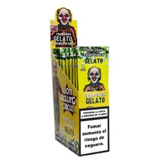 19415 - Blunts Rolling Circus Hemp Wraps Gelato 25 x 2 ud