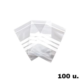 Bolsa Plastico Autocierre 10x15 cm. Pack 100 ud.