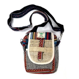 19410B - Bolso Cañamo Nepal 25x20 cm. Mix Color