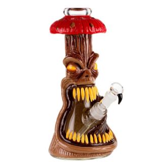 Bong  Cristal Mushroom Monster 31 cm. Heavy 7 cm.