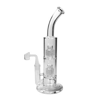 32288A - Bong Bho Cristal Doble Percolator Blaze 40 cm.