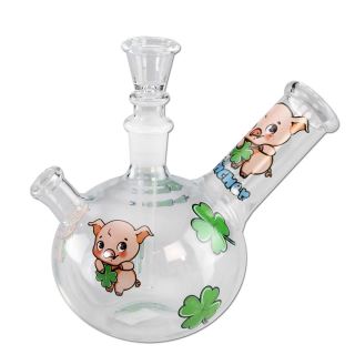 32301A - Bong Cristal  Bubble Pig 13 cm.