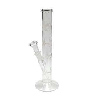 32257 - Bong Cristal  Hoja Tallada 26 cm.