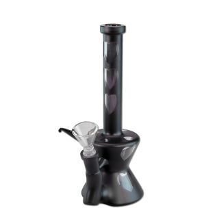 Bong Cristal Black Hearts 22 cm.