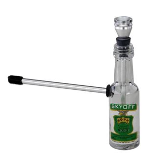 Bong Cristal Botella Skyoff 15 cm.