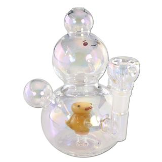 32157A - Bong Cristal Bubble Duck 15.5 cm.