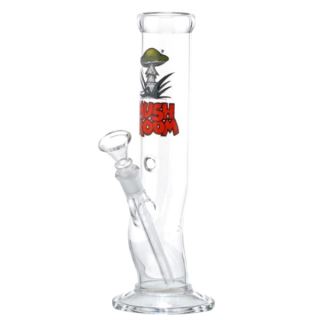 32206 - Bong Cristal Curvo Mushroom 26 cm.