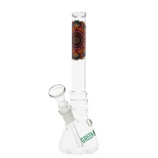 Bong Cristal Greenline Mandala 21 cm.