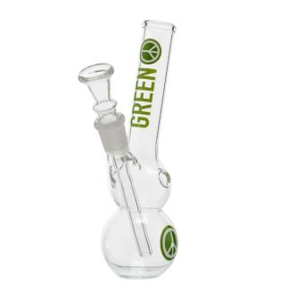 32195 - Bong Cristal Greenn Peace 14 cm.