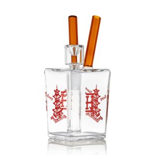 32170A - Bong Cristal Hemper Percolator  Chinese Takeout 15 cm.