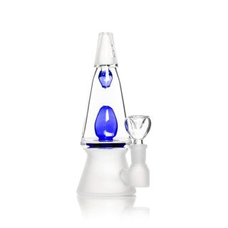 32130A - Bong Cristal Hemper Percolator 70'S Bong Blue 18 cm.