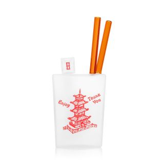 32209A - Bong Cristal Hemper Percolator Chinese Takeout XL 23 cm.