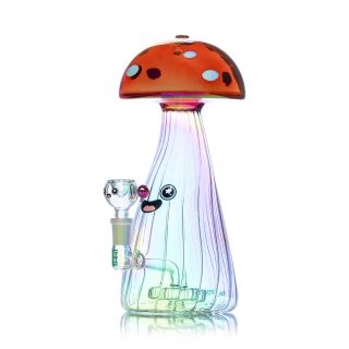32205A - Bong Cristal Hemper Percolator Trippy Shroom XL 24 cm.