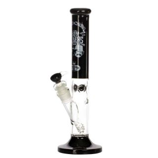 Bong Cristal Ice Cheech & Chong Difusor Straight Black 40 cm.