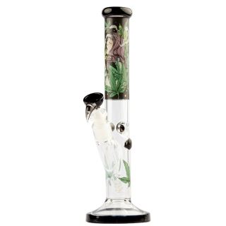 32148B - Bong Cristal Ice Colossal Dream  Black Straight 34 cm.