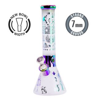 32258 - Bong Cristal Ice Egyptian Green Ed. Limitada 36 cm.