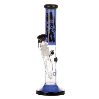 32183B - Bong Cristal Ice Grace Spiral Percolator Difusor Cheech & Chong Peace 30 cm.