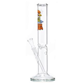 32208 - Bong Cristal Ice Mushroom & Frog 40 cm.