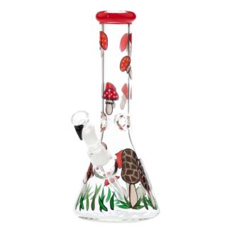 32253 - Bong Cristal Ice Mushroom Heavy 7 mm. 31 cm.