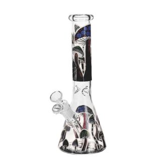32304B - Bong Cristal Ice Mushrooms 25 cm. mod. 5