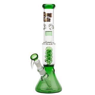 32270A - Bong Cristal Ice Percolator Og Green 35 cm.
